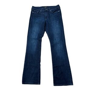 Banana Republic Factory Dark Blue Slim Bootcut Jeans